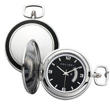 Colibri Pocket Brushed Stainless and Rubber with Chain