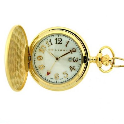 Colibri Pocket Gold Tone Mother of Pearl 586003