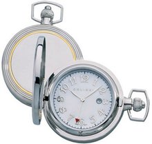 Colibri Pocket Stainless Steel & 14KT Gold Mother of Pearl Dial PWQ096986S