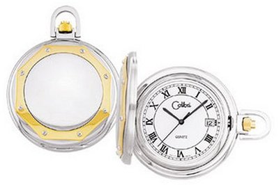 Colibri Swiss Collection Hunting Case Goldtone Silverton Pocket Modern PWS096108