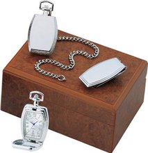 Colibri Tonneau Style Pocket with Matching Money Clip Wood Box PWQ096805S