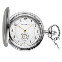 Stainless Steel with 14kt. Gold Accent Pocket