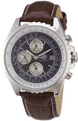 Constantin Durmont Automatic CD-CHES-AT-LT-STST-BKWH with Leather Strap