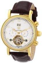 Constantin Durmont Automatic Tradition CD-TRAD-AT-LT-GDGD-WH with Leather Strap