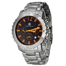 Constantin Durmont Quartz Auroro CD-AURO-QZ-ST-STST-BKOR with Metal Strap