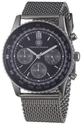 Constantin Durmont Quartz CD-ADMI-QZ-STM2-STST-BK with Metal Strap