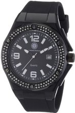 Constantin Durmont Quartz CD-DELI-QZ-RBBK-PCBK-BK-C with Rubber Strap