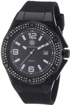 Constantin Durmont Quartz CD-DELI-QZ-RBBK-PCBK-BK-C with Rubber Strap
