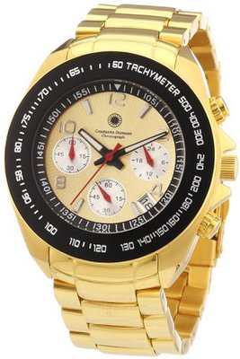 Constantin Durmont Quartz Crossfire CD-CROS-QZ-GD-GDGD-CH with Metal Strap