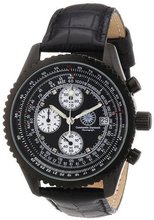 Constantin Durmont Quartz Navigator CD-NAVI-QZ-LT-IPIP-BKD with Leather Strap