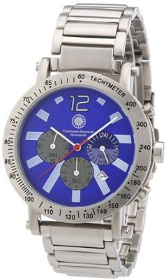 Constantin Durmont Quartz Predator CD-PRED-QZ-ST-STST-BL with Metal Strap