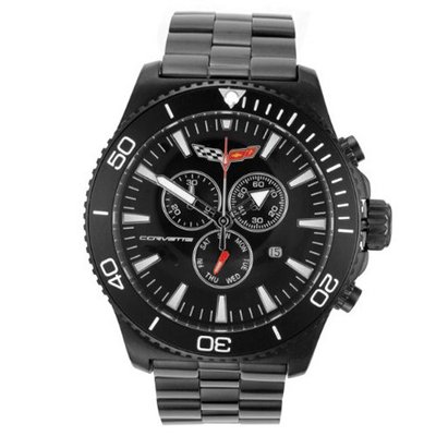 Corvette Black Chronograph CR215-MIPB