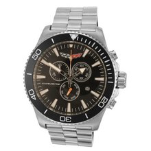 Corvette Chronograph Stainless Steel CR215-BK/BK