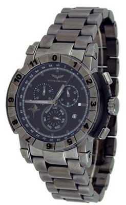Corvette #CR-276CIPB Stingray Collection Gunmetal Stainless Steel Swiss Chronograph