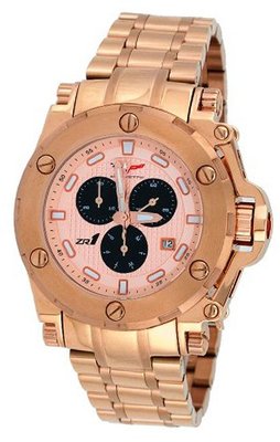 Corvette #CR220-MRG Rose Gold Tone Stainless Steel Swiss Chronograph