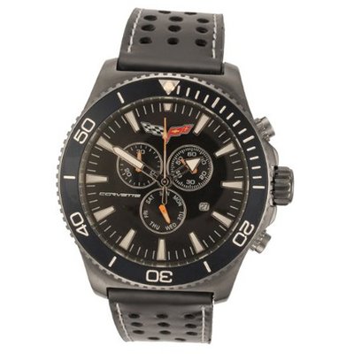 Corvette Gun Metal Black Chronograph CR215-LBGN/BK/BU