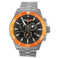 Corvette Sporty Chronograph Black Dial CR215-BK/OR