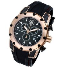 Corvette Stingray Racing Chronograph Gold Case with Black Dial