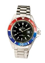 Black Sunray Pattern Dial