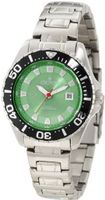 Croton CA201228SSGR Green Dial Stainless Steel