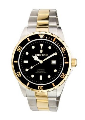 Croton CA301094TTBK Automatic Two Tone Black Dial