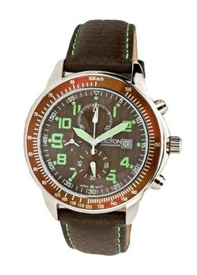 Croton CC311263BRBR Quartz Brown Dial Chrono
