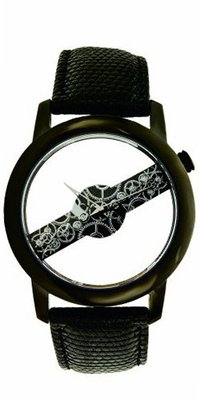Croton CR307991BSBK Black Ion-Plated Swiss See-Thru