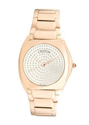 Croton Czar Diamond Bracelet Band & Lizard Strap Set CN307315INRG