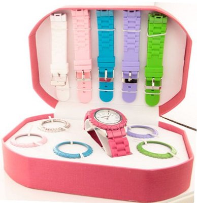 Croton Manhattan 6 Changing Bands 6 Bezels Cm204239indw