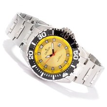 Croton Quartz Stainless Steel Bracelet Yellow 44Mm Dial 20 Atm Ca301228ssyl