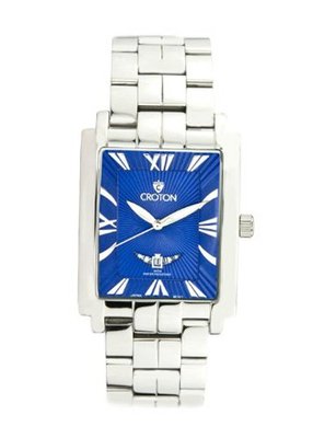 Croton Stainless Steel Date Casual Unique Date CN307374SSBL