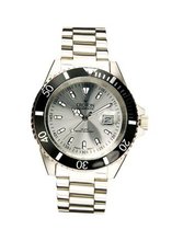 Croton Steel 20 Atm Sporty Diver Date CA301157BKSL