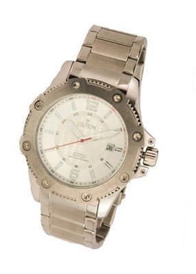 Croton Steel Automatic 24 Hour Time Date CA301182SSSL