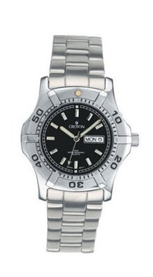 Croton Steel Day Date CA301051SSBK