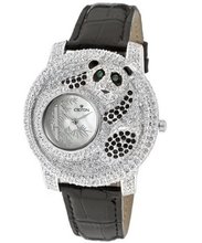 White Dial Leather Strap