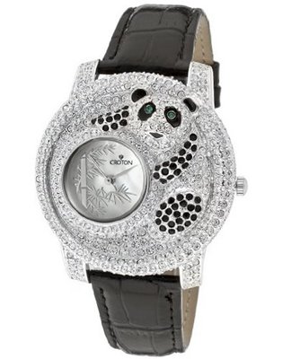 White Dial Leather Strap