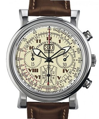 Cuervo Y Sobrinos Torpedo Torpedo Chronograph Big Date