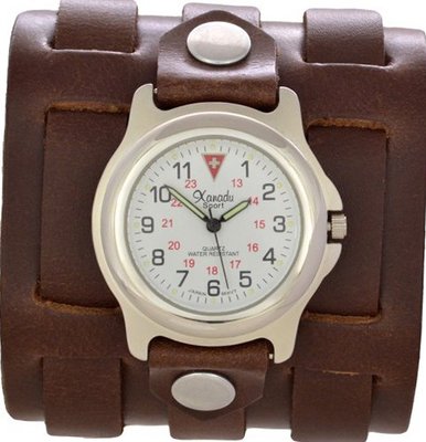 Dark Brown Three Strap Cuff