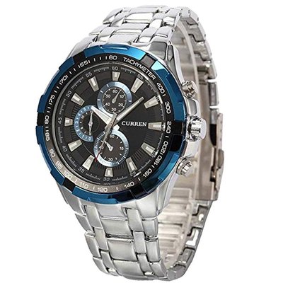 Curren 8023 Silver/Blue