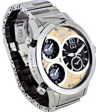 Curtis & Co. 2013 Big Time World Stainless Steel Rose Gold Dial Swiss Made Numbered Limited Edition