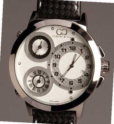 Curtis & Co. Big Time World 50mm White Dial Swiss Made Limited Edition