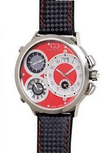 Curtis & Co. Big Time World 57mm Red Dial Swiss Made Numbered Limited Edition