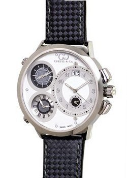 Curtis & Co. Big Time World 57mm White Dial Swiss Made Numbered Limited Edition