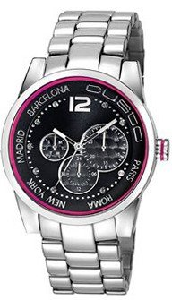  RELOJ CUSTO AC.ESF.NEG.SPORT CU040202