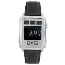 D&G Dolce & Gabbana DW0159 Sea Quest Collection Digital Black Leather