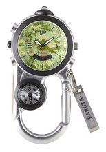 Dakota - Outdoor carabiner New design Angler2 - Silver / camouflage