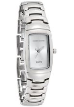 Daniel David Casual Silver-tone Self-Adjustable Links Rectangle