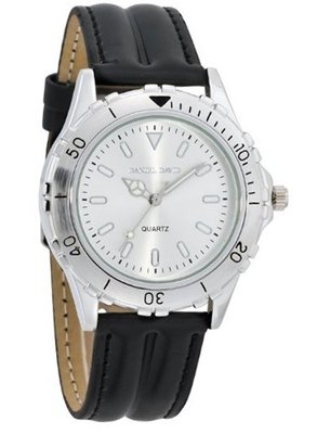 Daniel David Classic Black Faux Leather