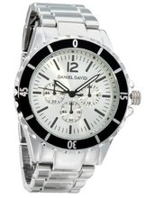 Daniel David Classic Chronograph Look Metal Band