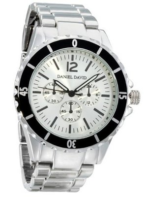 Daniel David Classic Chronograph Look Metal Band